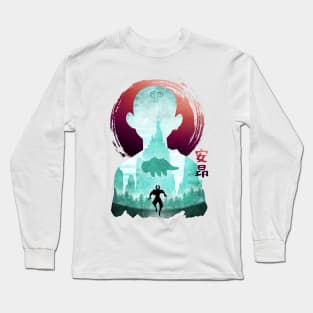 Minimalist Silhouette Aang Long Sleeve T-Shirt